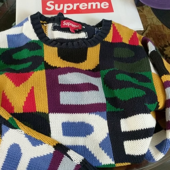 Supreme | Sweaters | Supreme Big Letters Sweater Multicolor | Poshmark Supreme | Sweaters | Supreme Big Letters Sweater Multicolor | Poshmark